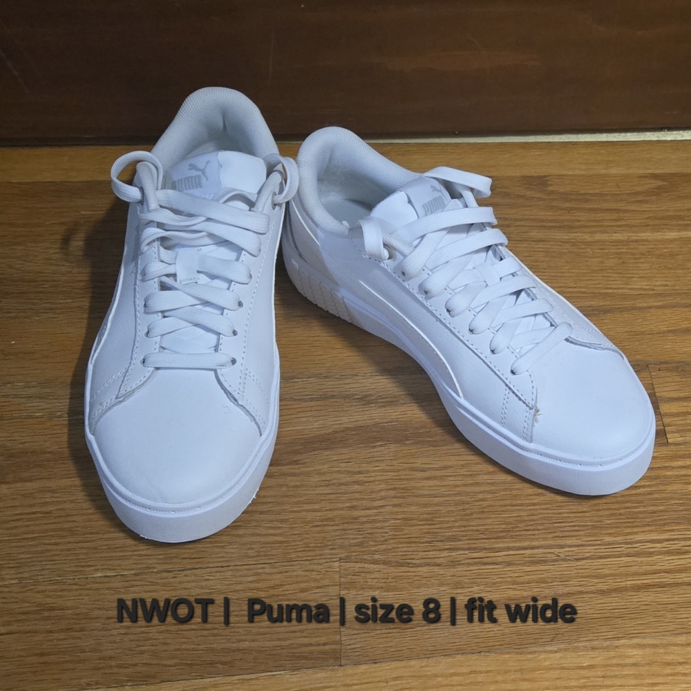 NWOT Puma Women's Classic White Sneakers